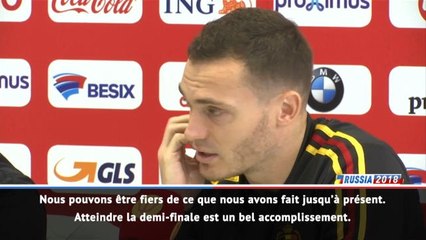 Demi-finale - Vermaelen : "Nous pouvons déjà être fiers"