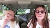 24 HOURS OVERNIGHT CHALLENGE IN OUR CAR || Taylor and Vanessa