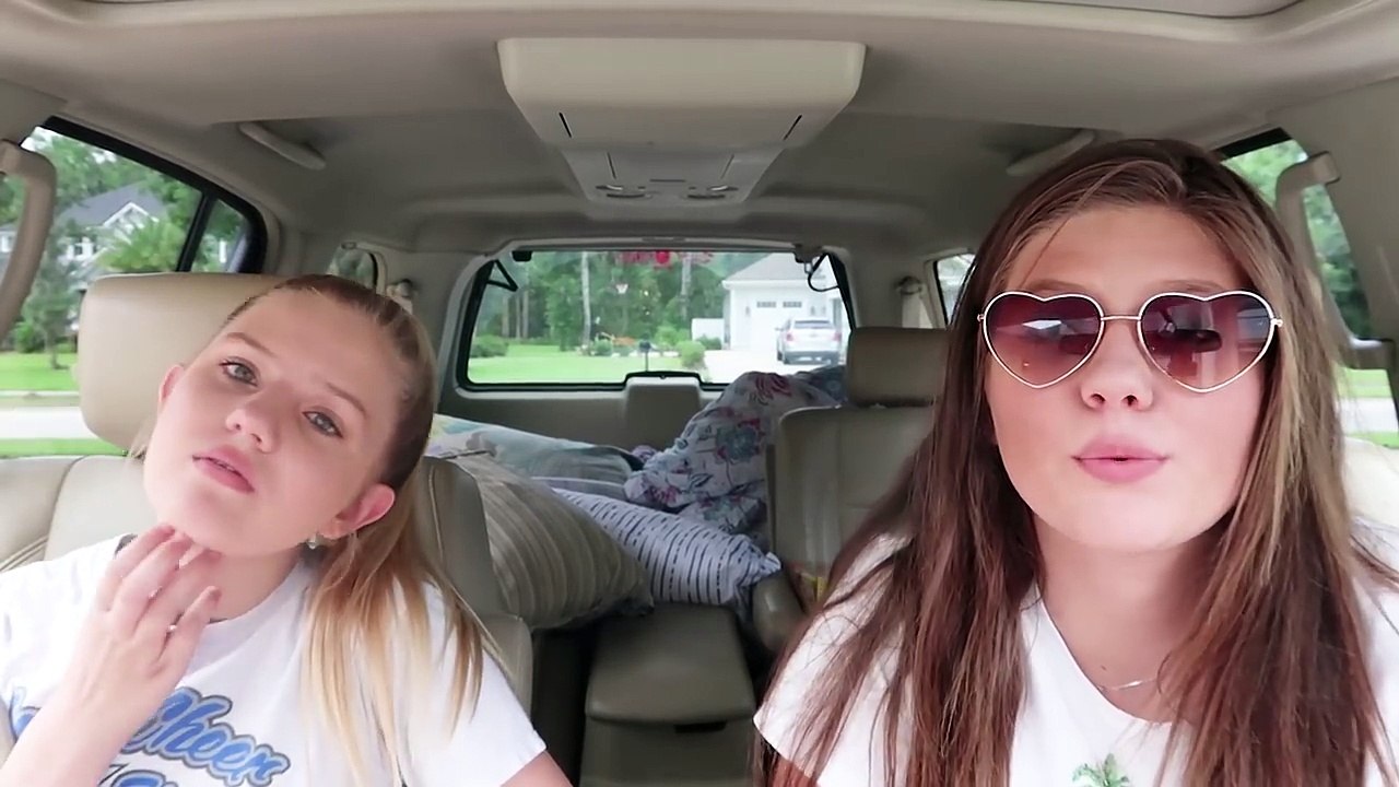 24 HOURS OVERNIGHT CHALLENGE IN OUR CAR || Taylor and Vanessa
