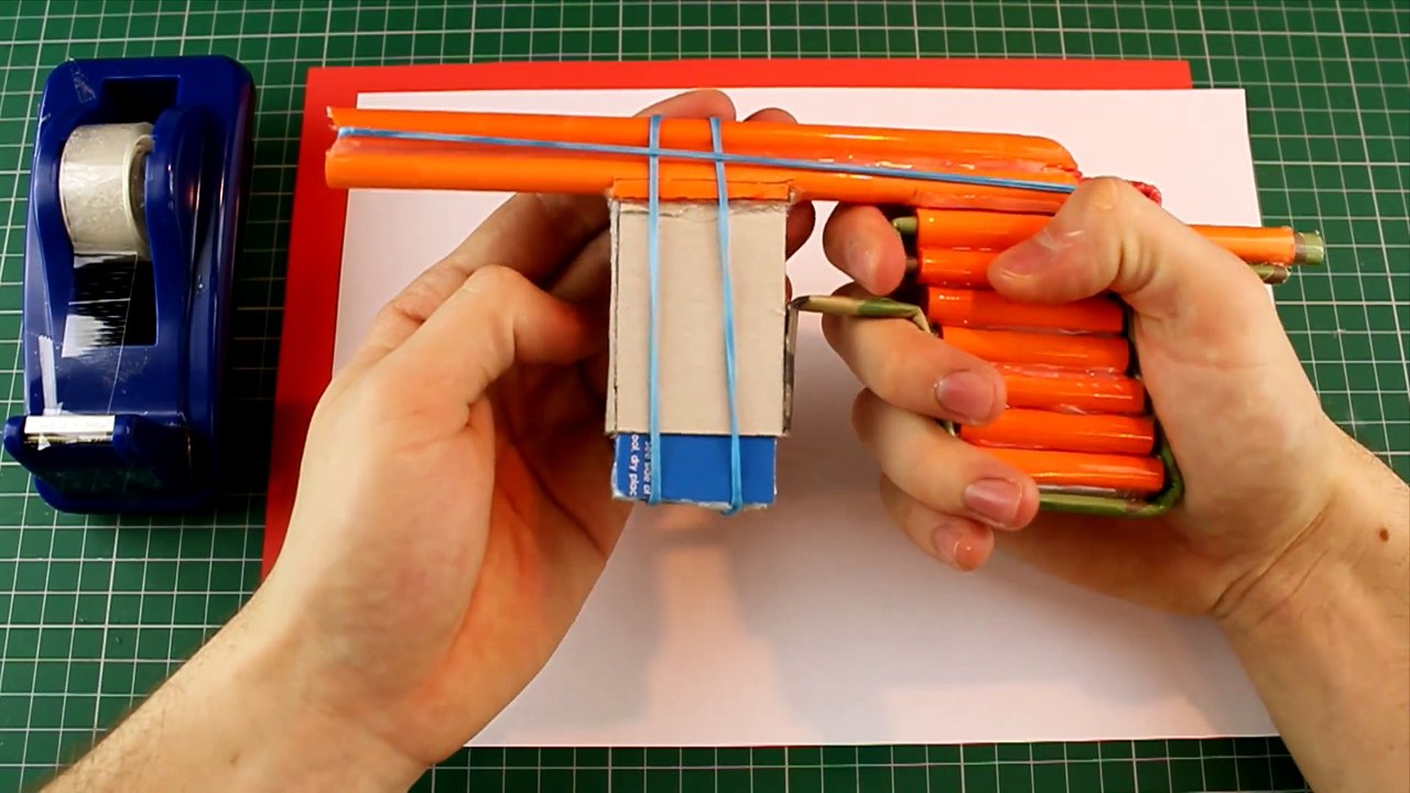 Mauser Pistol Paper Gun Shoots 5 Bullets