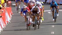 Sagan sprints home to take crash-filled second stage