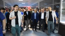 Sağlık Bakanı Ahmet Demircan ile Ulaştırma, Denizcilik ve Haberleşme Bakanı Ahmet Arslan, Tren...