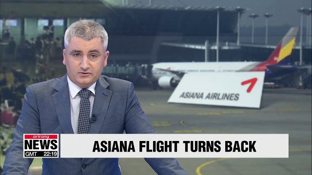 LA-bound Asiana Airlines flight returns to Incheon International Airport due to tire issue