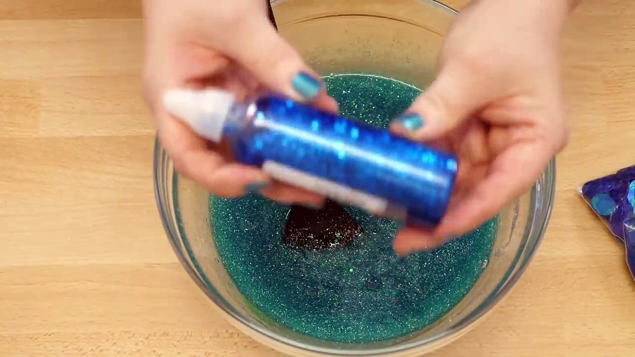 Slime: meerjungfrau-slime - selber machen - diy