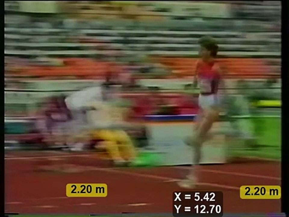 Stefka Kostadinova | stride parameters |