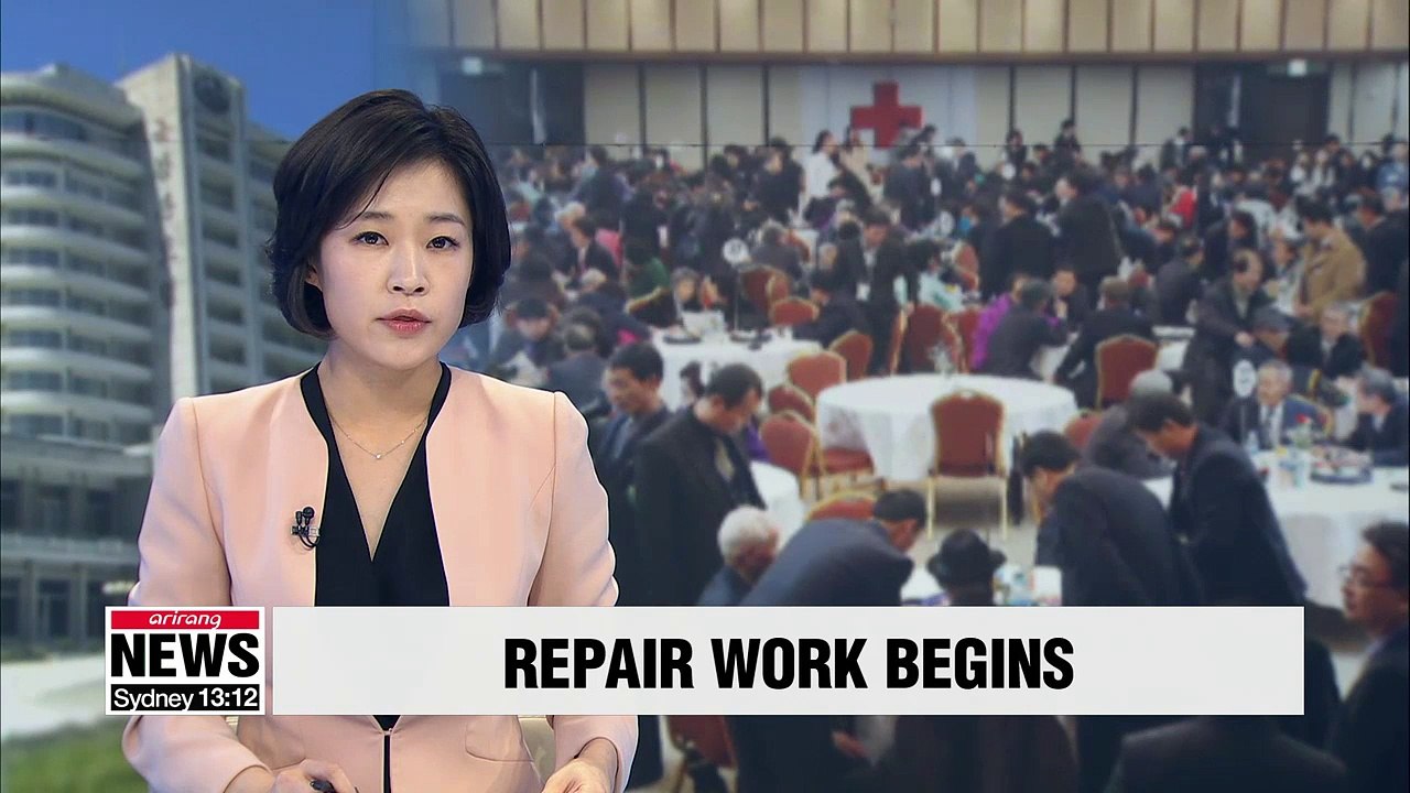 Repair work for family reunion facilities begins today