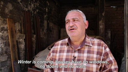 Drone footage shows destruction in Mosul a year on from IS