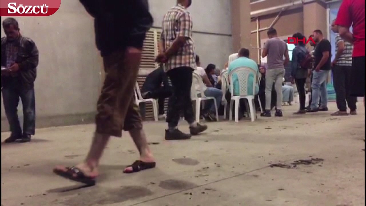 Hastane önünde acı bekleyiş sürüyor