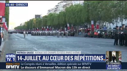 14-Juillet: les répétitions sur les Champs-Elysées ont commencé ce matin