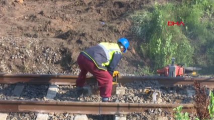 Tren Kazası Olay Yeri Gündüz Görüntüleri