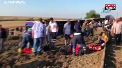 Turquie : 24 personnes meurent dans le déraillement d'un train (Vidéo)