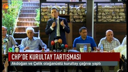 CHP'de kurultay tartışması