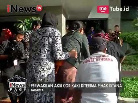 Perwakilan aksi cor kaki diterima pihak istana - iNews Pagi 21/03