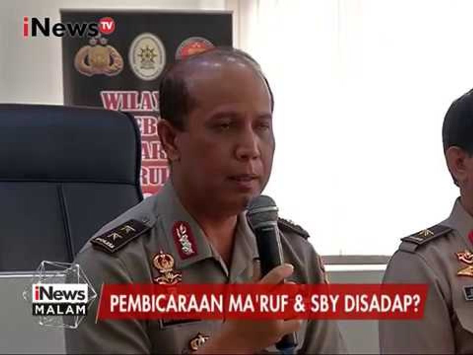 POLRI Belum Tentukan Langkah Terkait Dugaan Penyadapan Kepada SBY - iNews Malam 02/02