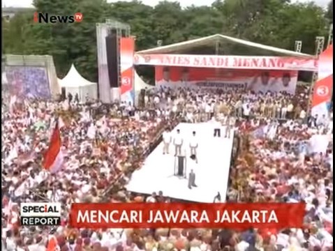 Suasana Kampanye Anies-Sandi di Lapangan Banteng Jakarta - Special Report 05/02