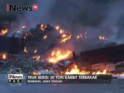 Truk berisi 30 ton karbit terbakar - iNews Pagi 06/02