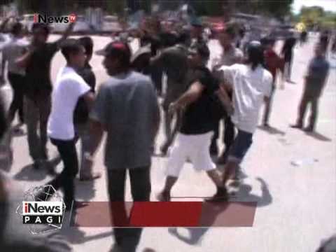 2 Massa pendukung Paslon terlibat bentrok di Kendari - iNews Pagi 07/02