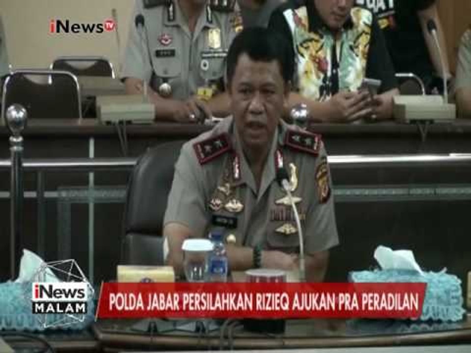Polda Jabar persilahkan Rizieq Shihab untuk mengajukan gugatan Pra Peradilan - iNews Malam 05/02