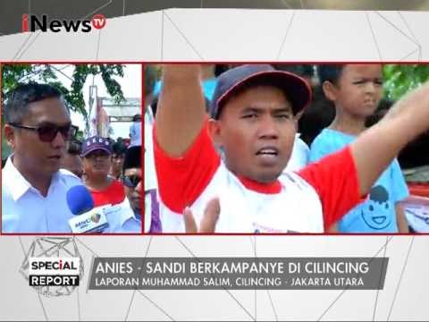 Anies - Sandi Berkampanye ke Cilincing Dengan Tema Konvoi Perahu Nelayan - Special Report 08/02