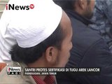 Polemik Sertifikasi Ulama, Santri protes sertifikasi di tugu arek Lancor - iNews Pagi 09/02