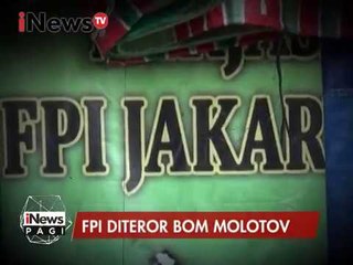 FPI kembali diteror bom melotov - iNews Pagi 09/02