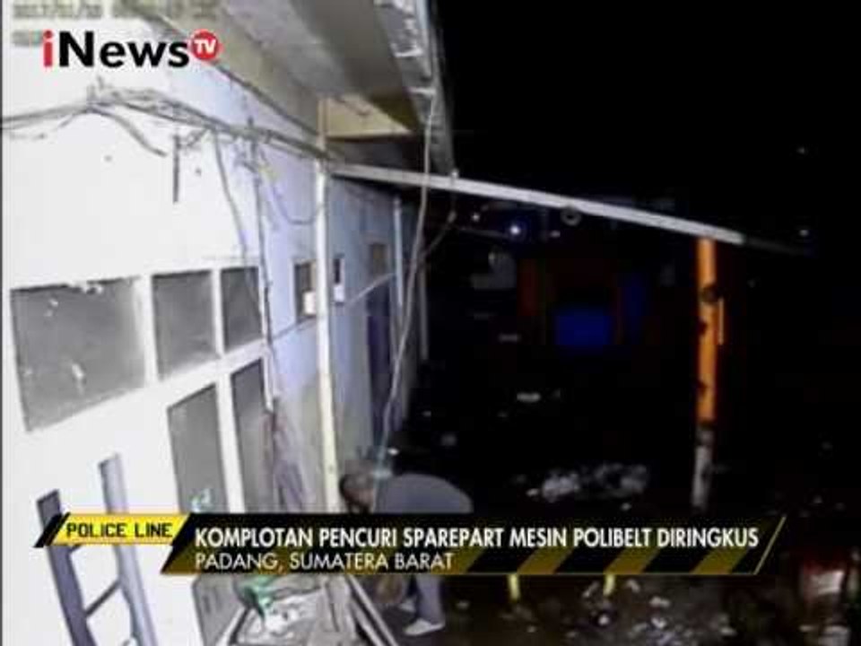 Polisi Tangkap Komplotan Sparepart Mesin yang terekam CCTV di Padang - Police Line 10/02
