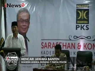Berikut profil Cagub-Cawagub Banten, Wahidin - Andika - iNews Petang 10/02