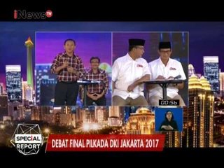 Ahok : Kami sediakan rumah susun untuk warga berpenghasilan rendah - Debat Pilkada DKI III