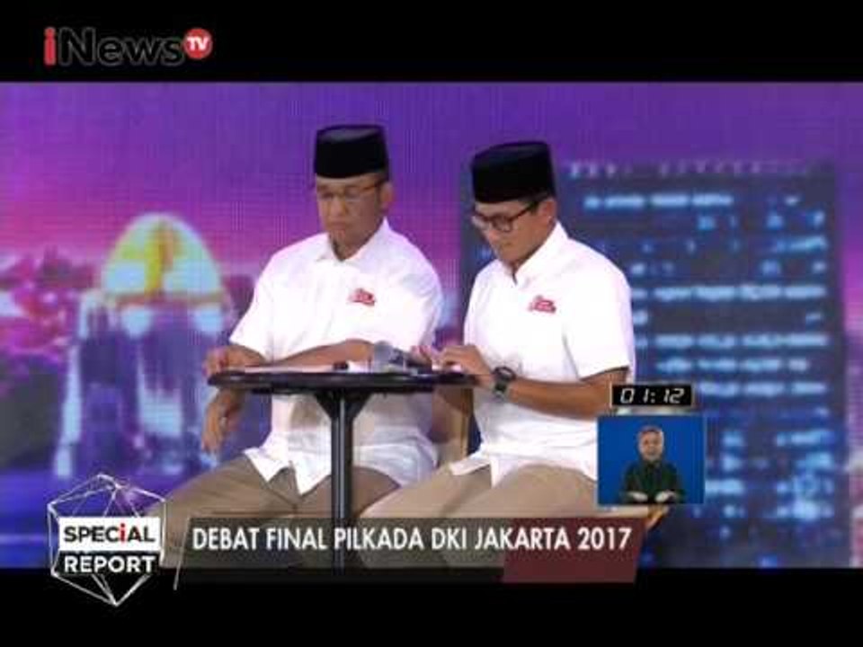 AHY : Kita Akan Mengayomi Penyandang Disabilitas - Debat Pilkada DKI III