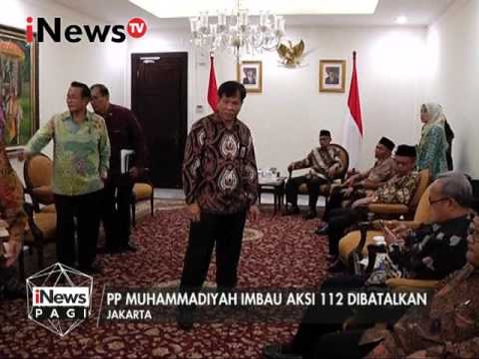 Rencana aksi 112, PP Muhammadiya minta semua pihak ciptakan suasana kondusif - iNews Pagi 08/02