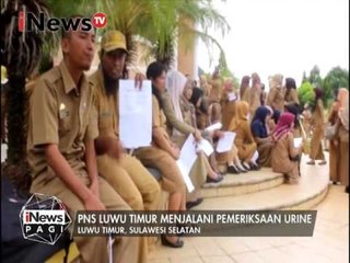 PNS Luwu Timur menjalani pemeriksaan urine - iNews Pagi 09/02