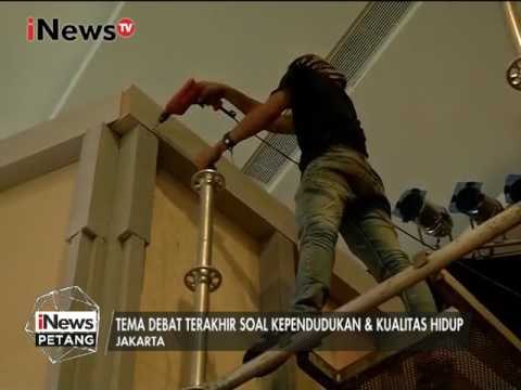 Persiapan Debat ke 3 Paslon Cagub & Cawagub DKI Jakarta - iNews Petang 10/02