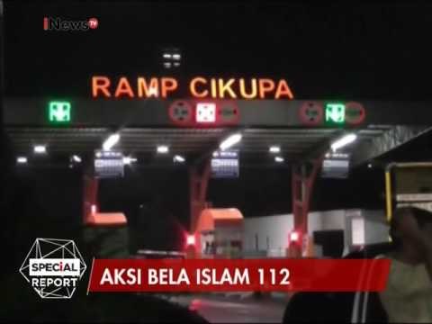 Polisi razia kendaraan yang menuju ke Jakarta di pintul tol Cikupa - Special Report 11/02