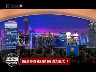 Anies : Kami lakukan sosialisasi, minta pendapat, partisipasi, kolaborasi - Debat Pilkada DKI III
