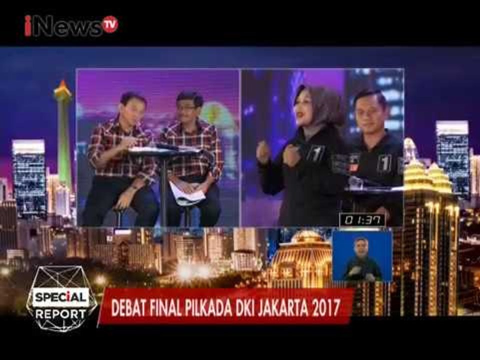 Sylviana : Kita Bisa Memberdayakan Disabilitas, Tidak Membeda - bedakan - Debat Pilkada DKI III