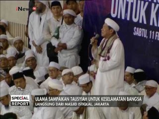 Tausyiah berlangsung di Masjid Istiqlal, kali ini dari Ulama luar Jakarta - Special Report 11/02