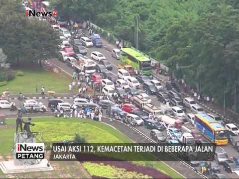 Usai aksi 112, kemacetan terjadi di beberapa jalan Ibukota - iNews Petang 11/02