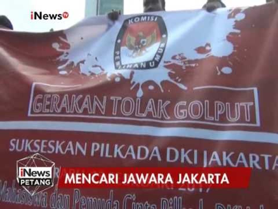 Puluhan pemuda Kampanyekan gerakan anti Golput - iNews Petang 12/02