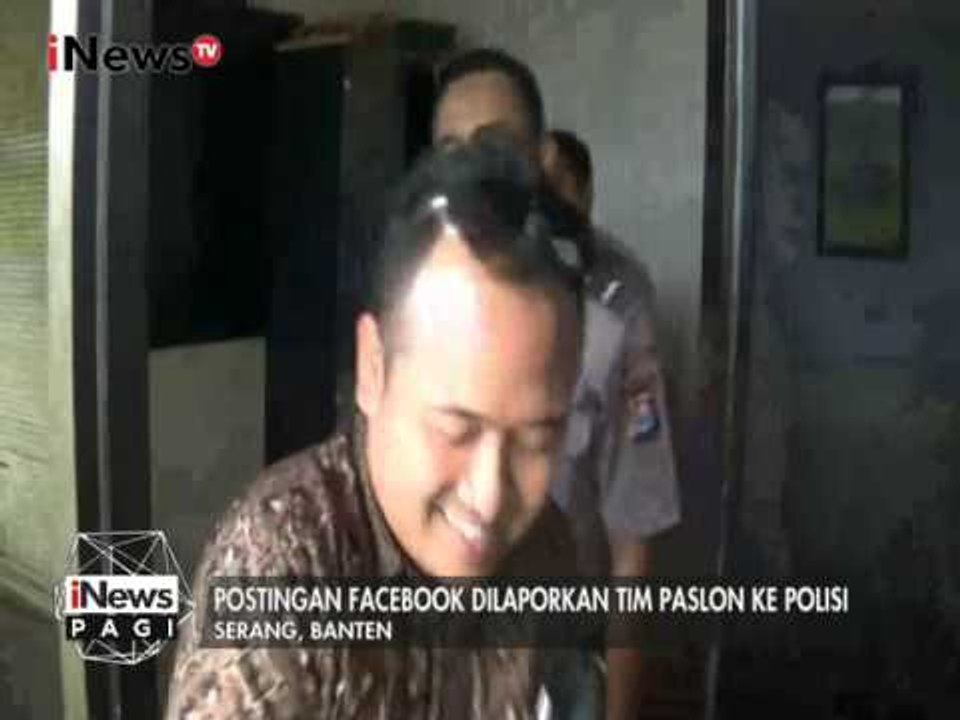 Postingan Sosmed Menghina Nama Baik Paslon Cawagub Banten, Dilaporkan Polisi - iNews Pagi 13/02