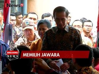 Presiden Jokowi & Istri Datangi TPS 04 - Breaking News 15/02