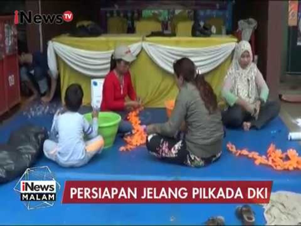 TPS 067 Dihias Warga Dari Barang Bekas - iNews Malam 15/02