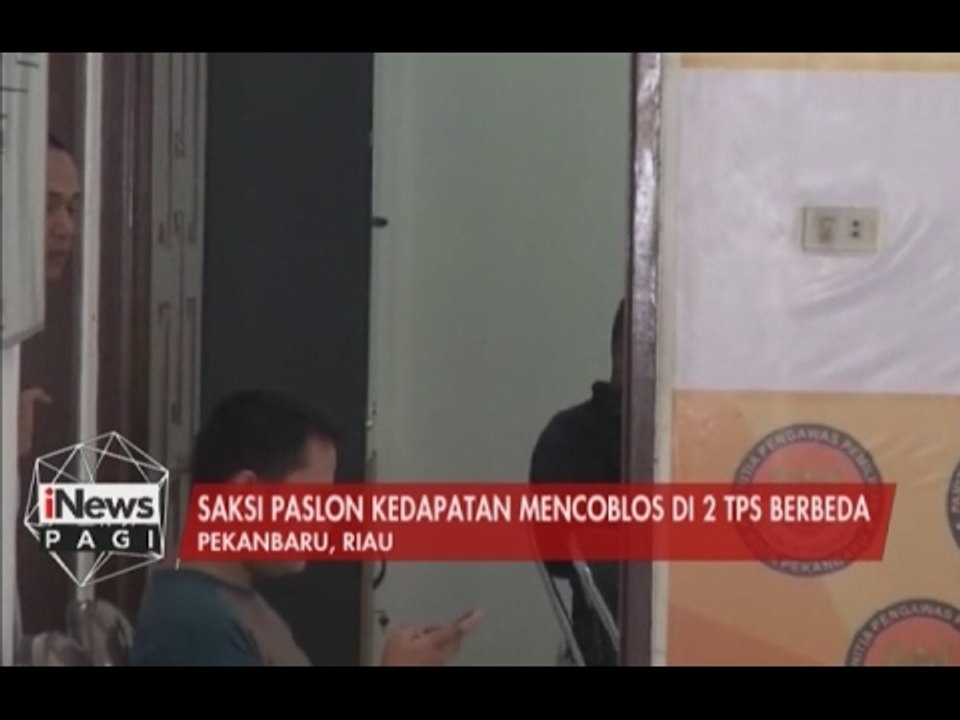 Seorang Saksi Tertangkap Basah "Nyoblos" Dua Kali Pada Pilkada Pekanbaru - iNews Pagi 16/02