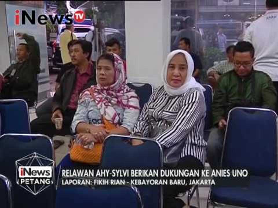 Pertemuan tim sukses AHY - Sylvi - iNews Petang 16/02