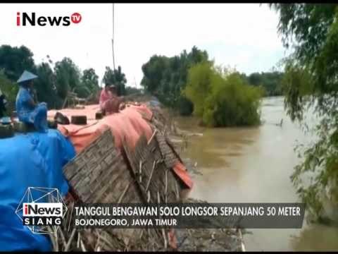 Tanggul Bengawan Solo Longsor di Wilayah Bojonegoro - iNews Siang 17/02