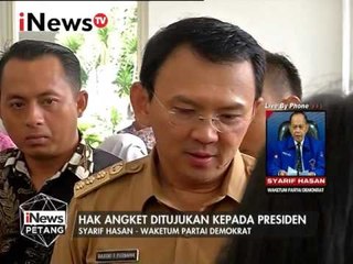 Telewicara : Syarif Hasan : Hak angket ditujukan kepada presiden - iNews Petang 17/02
