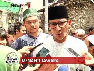 Sandiaga Uno mengaku sedang mempelajari pesan dari Paslon no urut 1 - iNews Malam 17/02