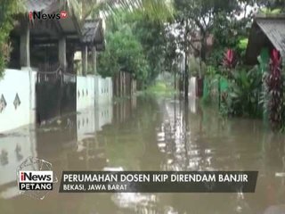 Perumahan Dosen IKIP di Bekasi terendam banjir - iNews Petang 19/02