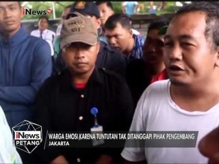 Perumahan baru dianggap penyebab banjir, Warga mendatangi pihak pengembang - iNews Petang 19/02