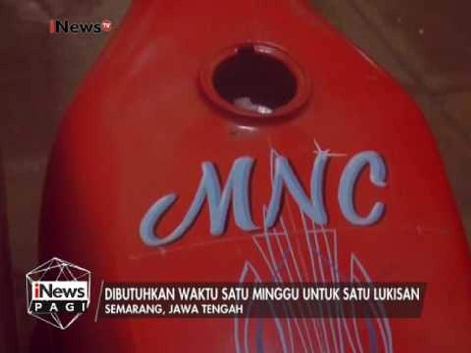 Kreasi unik melukis helm dan tangki motor - iNews Pagi 18/02