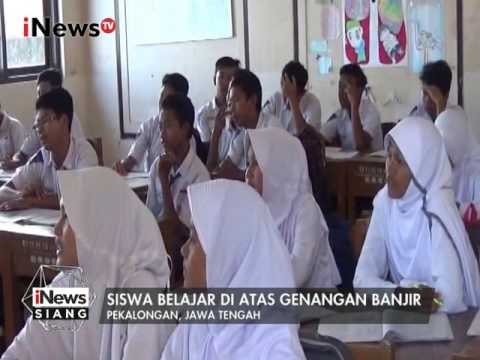 Aktivitas belajar di SMPN 3 Tirto terganggu akibat banjir - iNews Siang 20/02